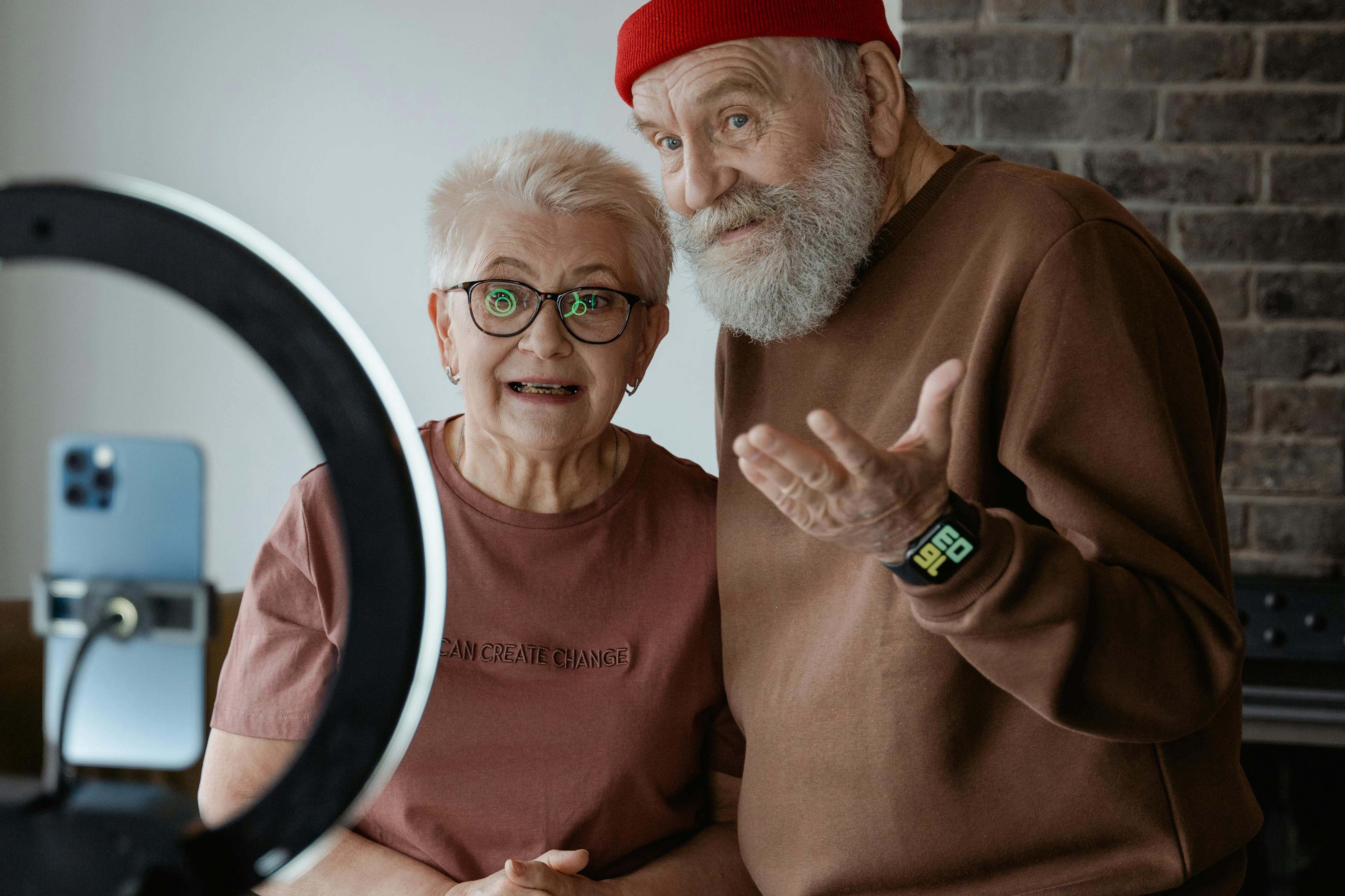 elderly couple